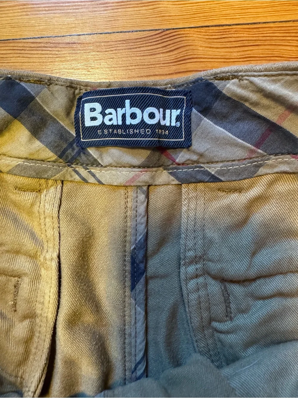 Barbour Men's Regular Fit Chino Pants in Camel
